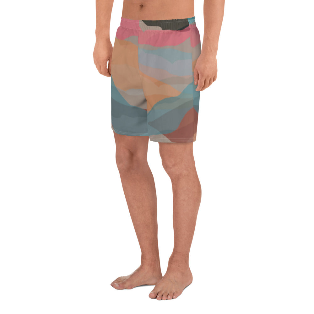 Colors All-Over Print Unisex Athletic Long Shorts