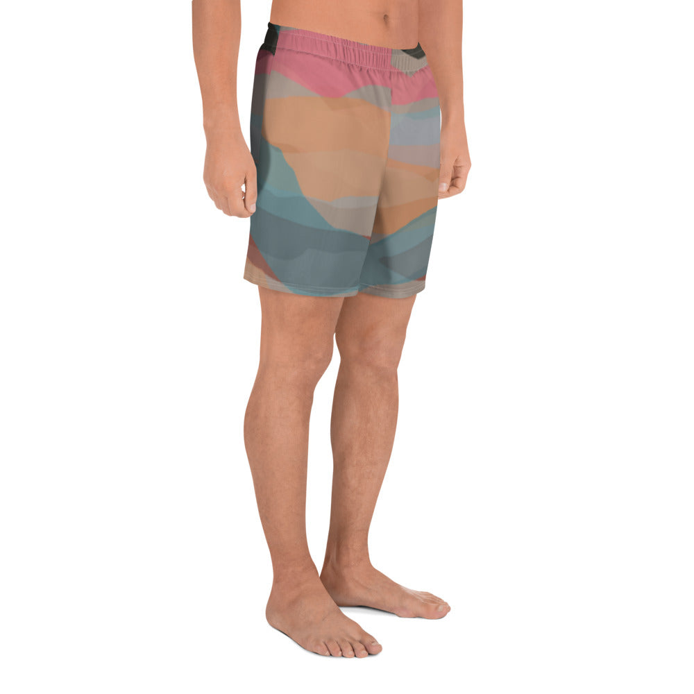 Colors All-Over Print Unisex Athletic Long Shorts