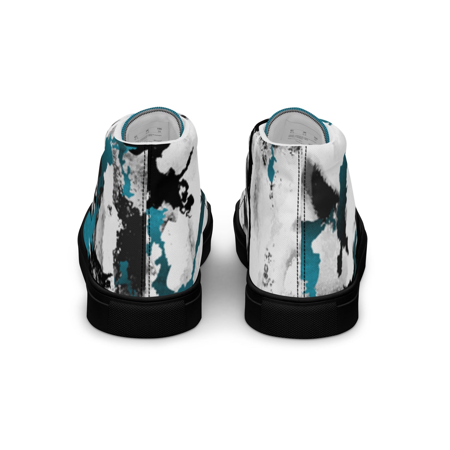 Artful Men’s high top canvas shoes