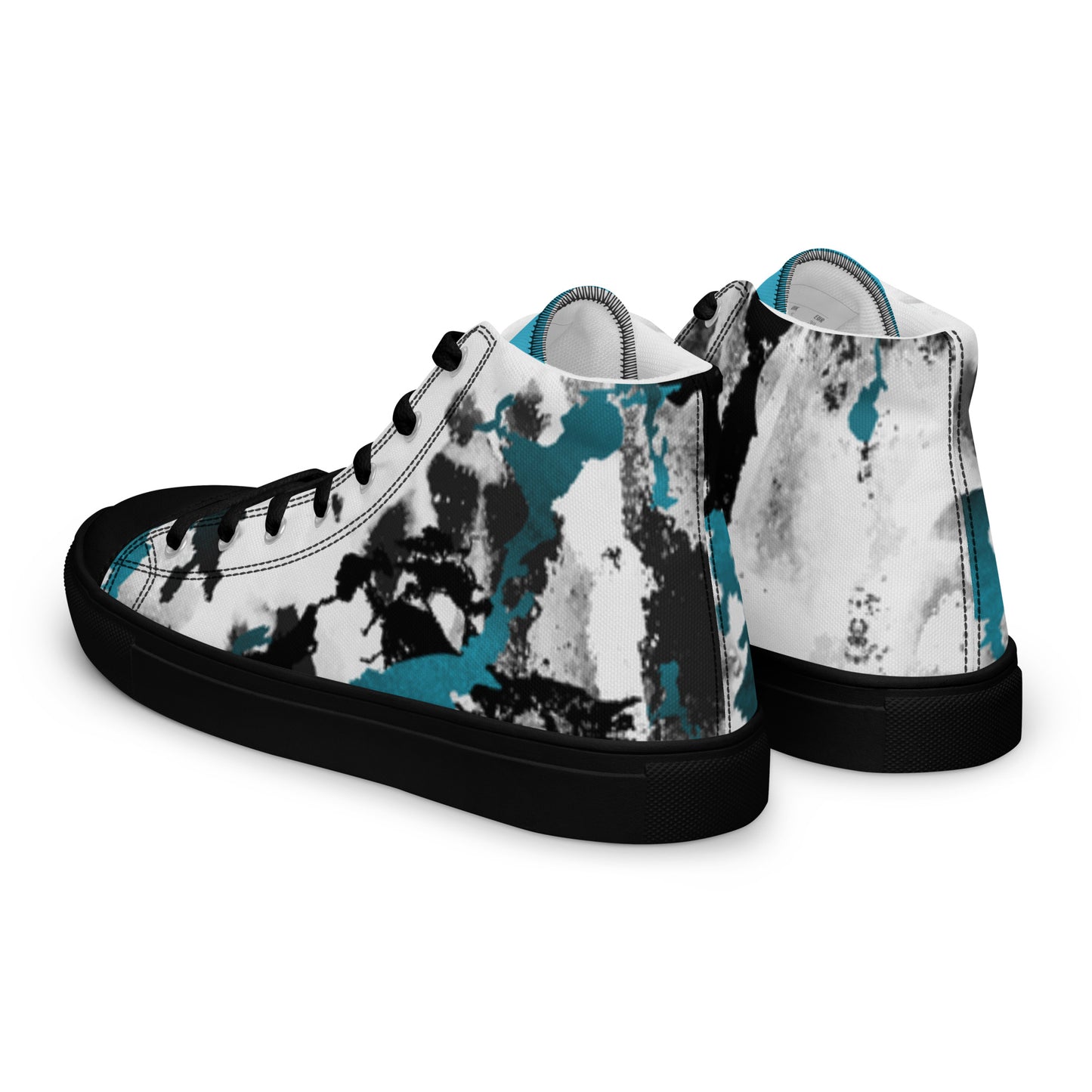 Artful Men’s high top canvas shoes