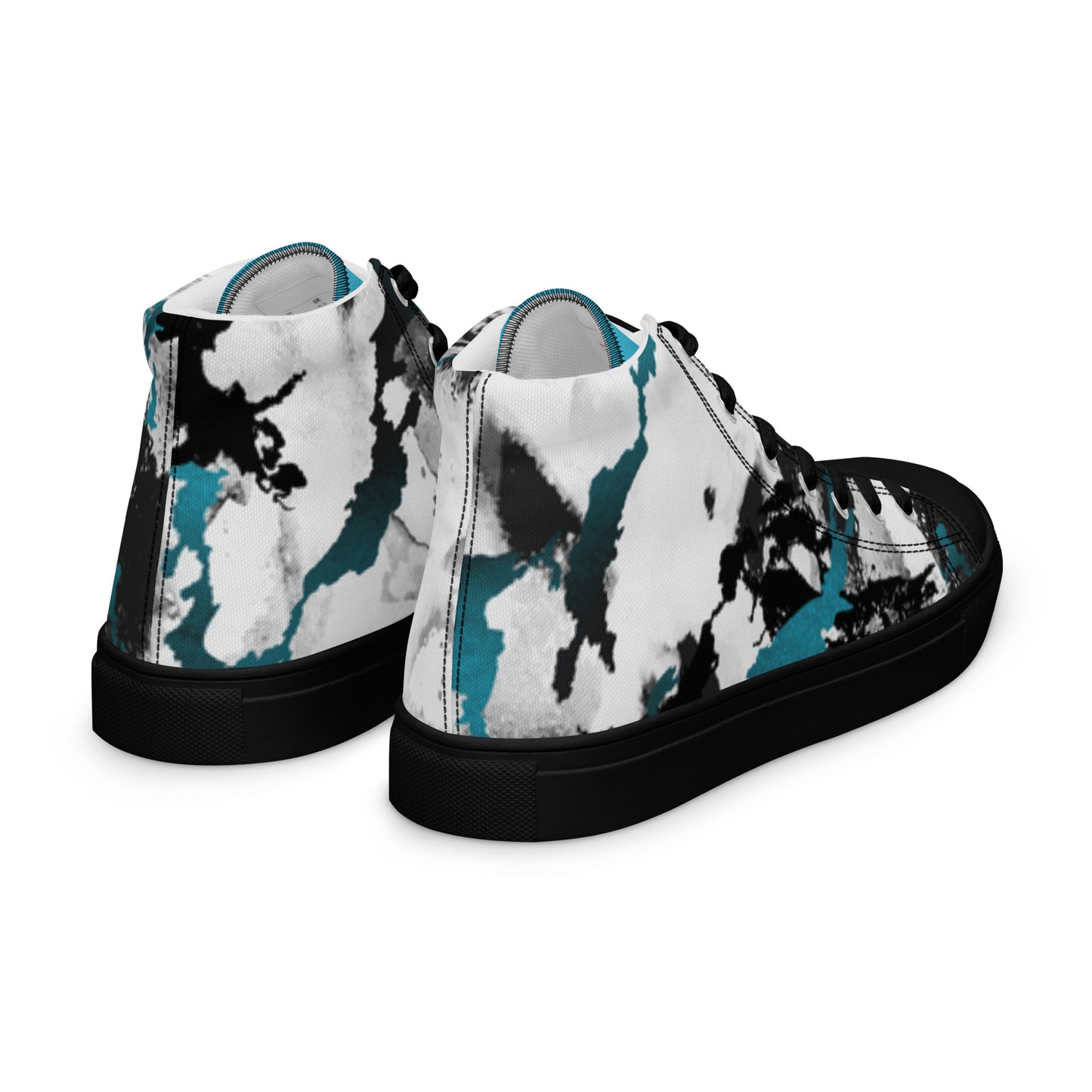 Artful Men’s high top canvas shoes