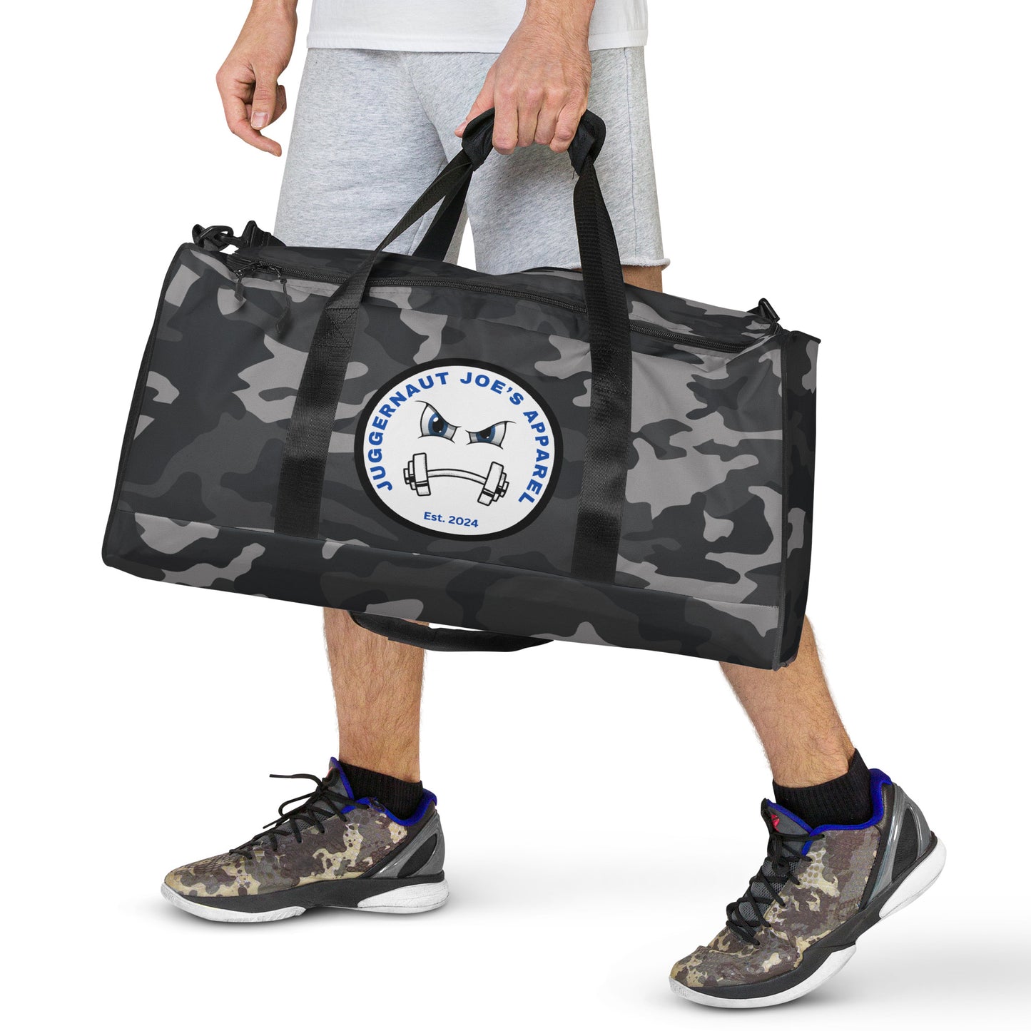 Juggernaut Joe's Blue Duffle bag