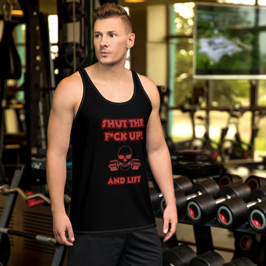 STFU and Lift! Unisex Tank Top