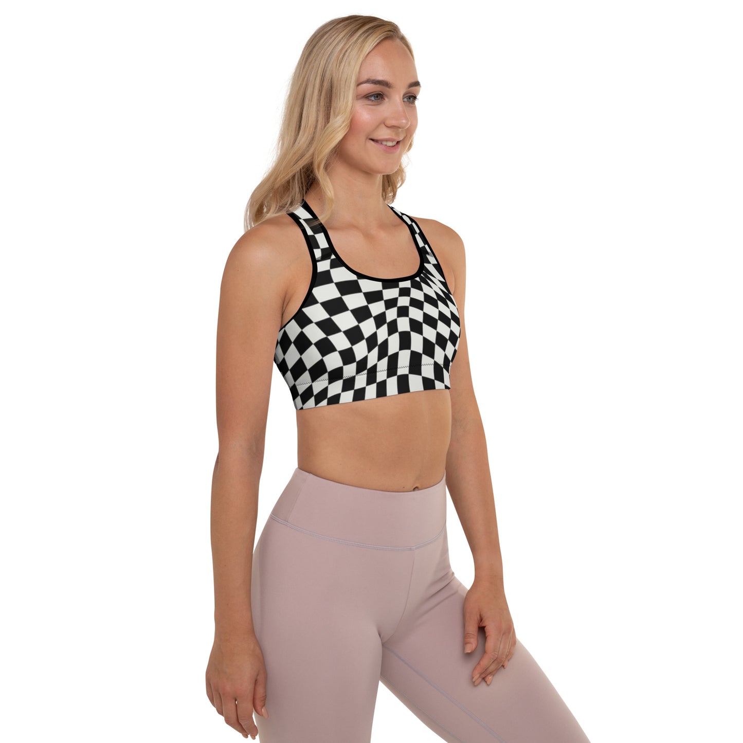 Trippy Padded Sports Bra