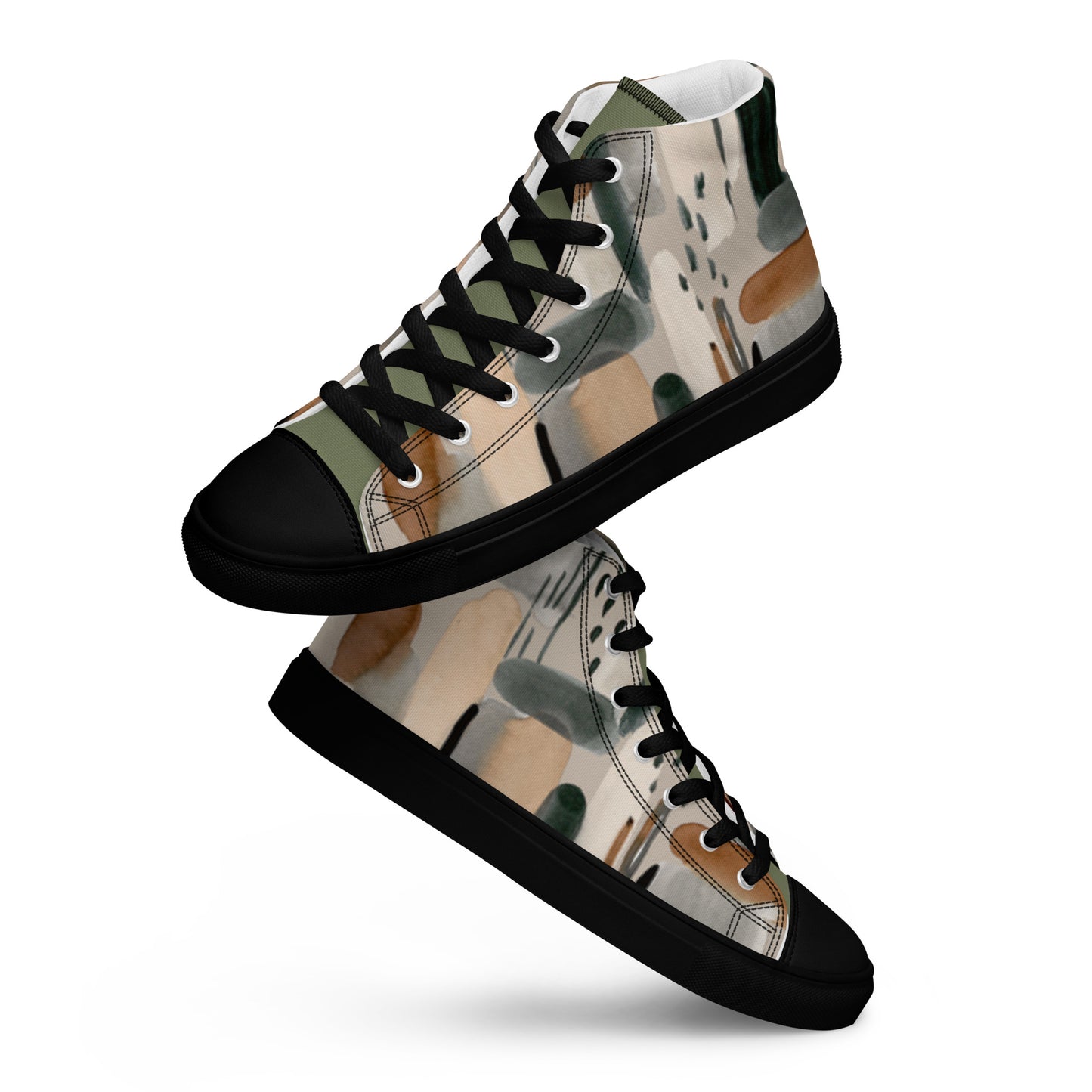 Scratch Men’s high top canvas shoes