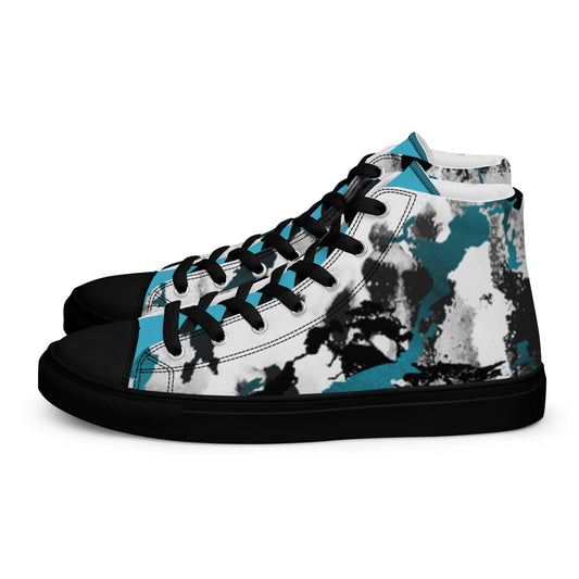 Artful Men’s high top canvas shoes