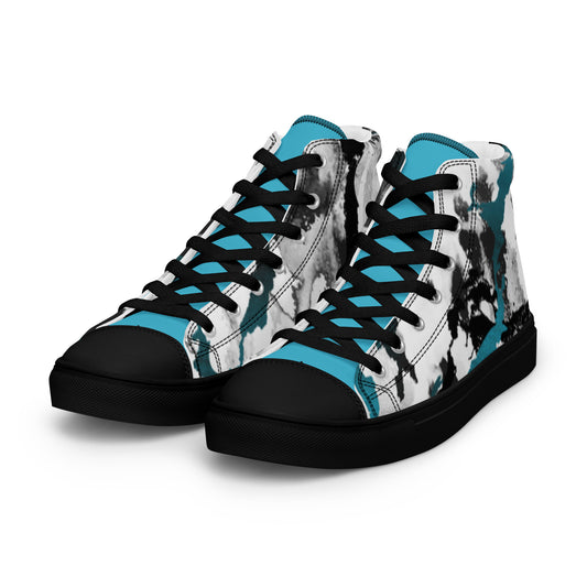 Artful Men’s high top canvas shoes