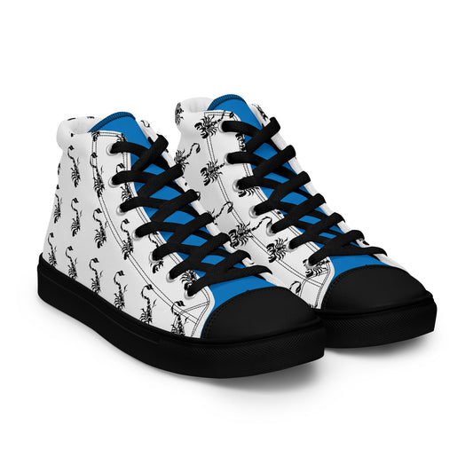 Scorpion Men’s high top canvas shoes