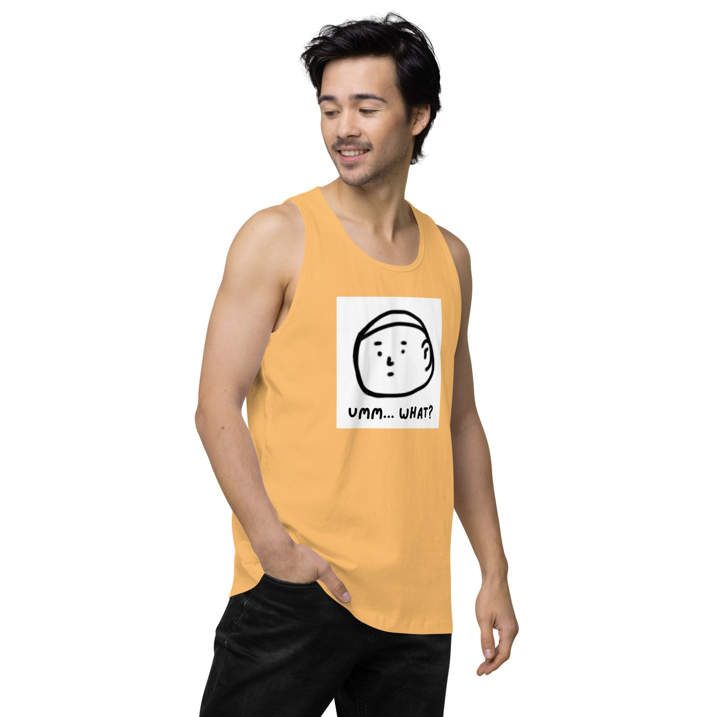 Ummm....What? Men’s premium tank top