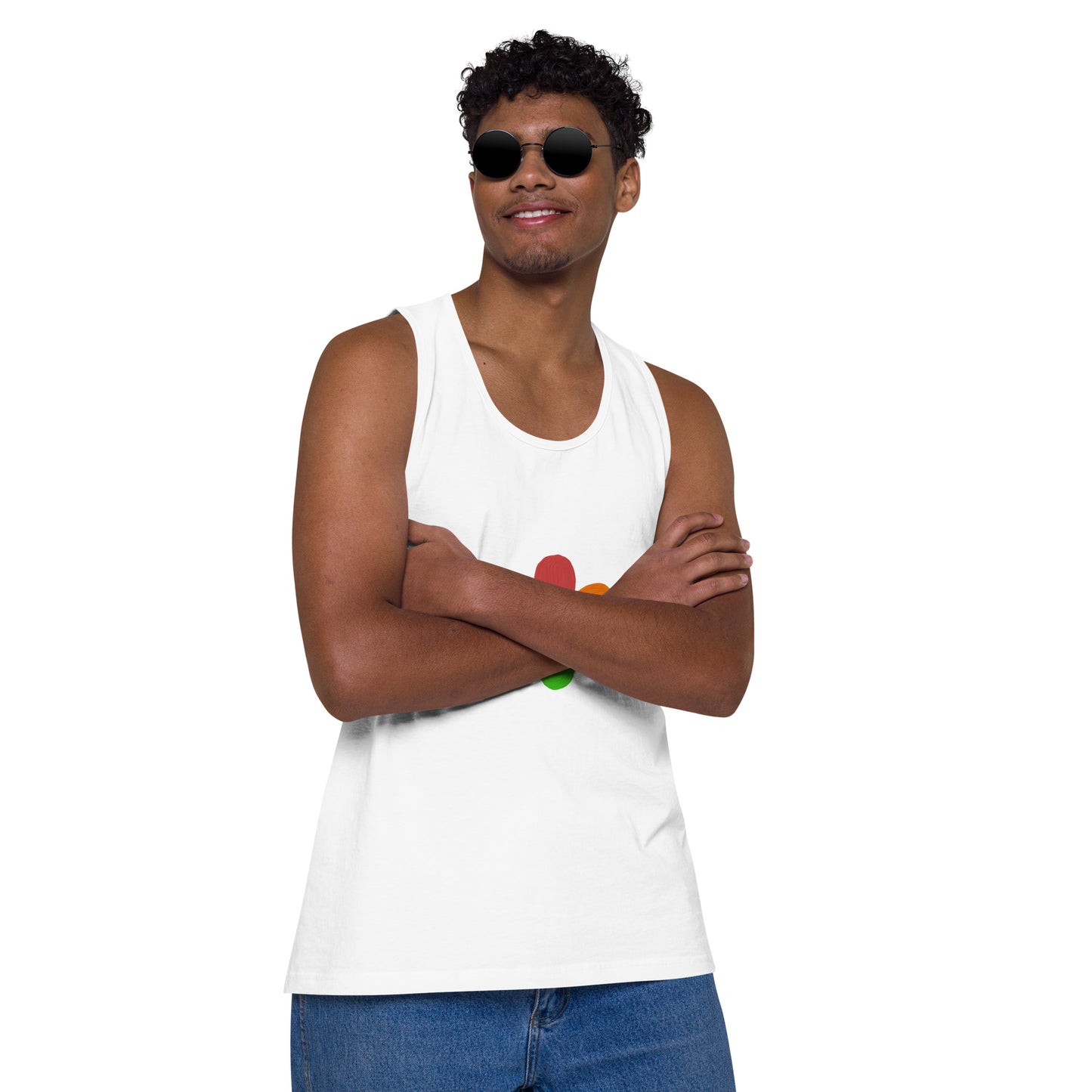 Are You Shitting Me...Flower Men’s premium tank top