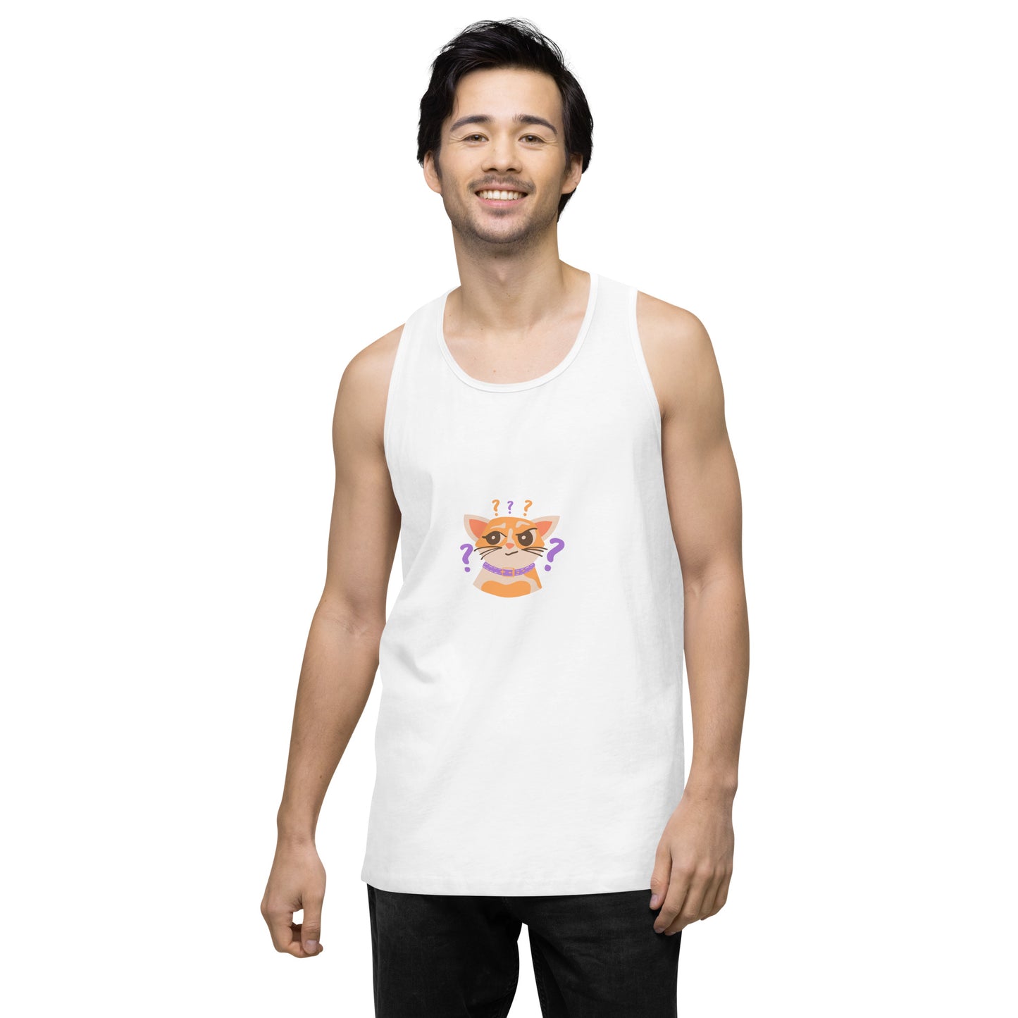 Are You Shittng Me Cat ? Men’s premium tank top