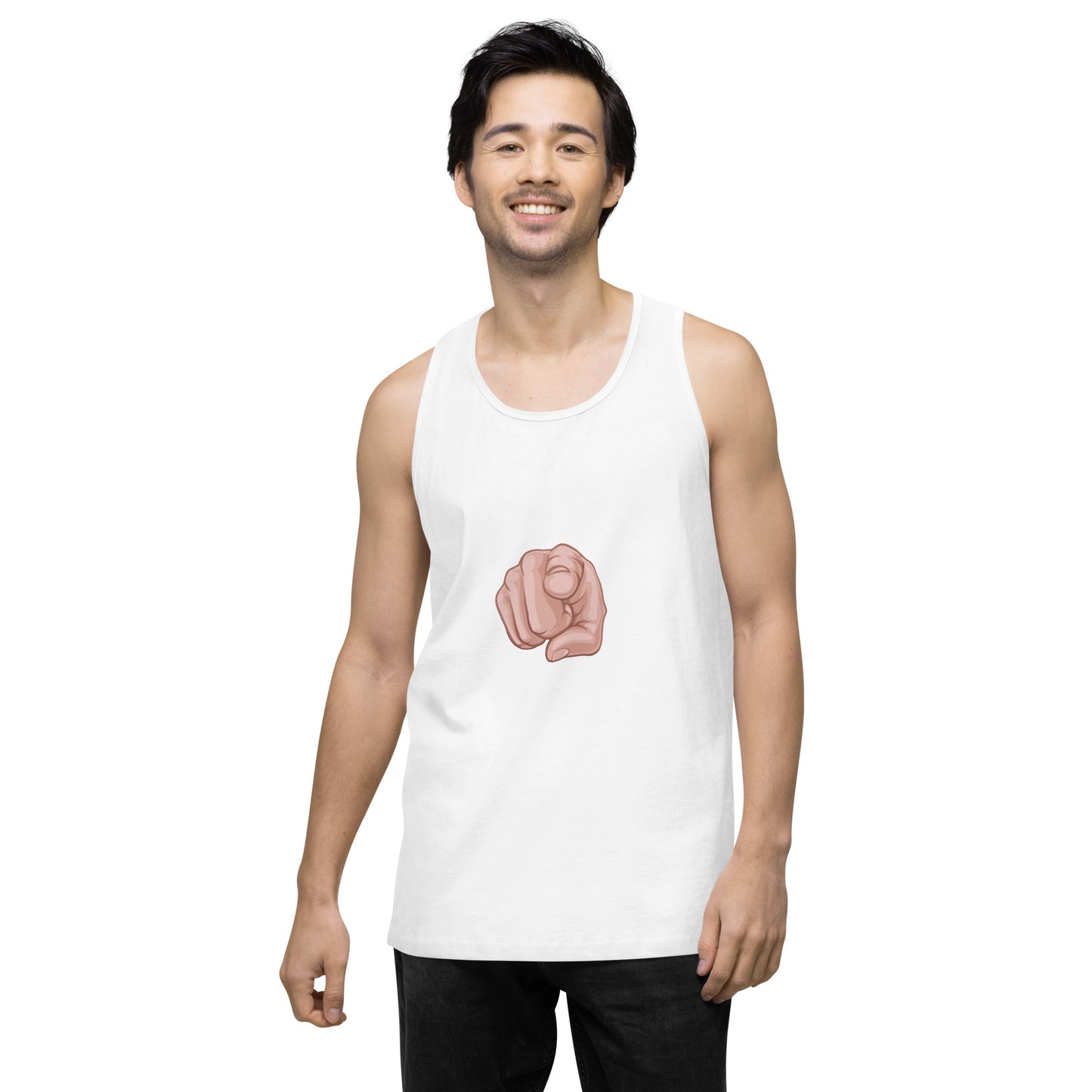 Are You Shitting Me Point Men’s premium tank top