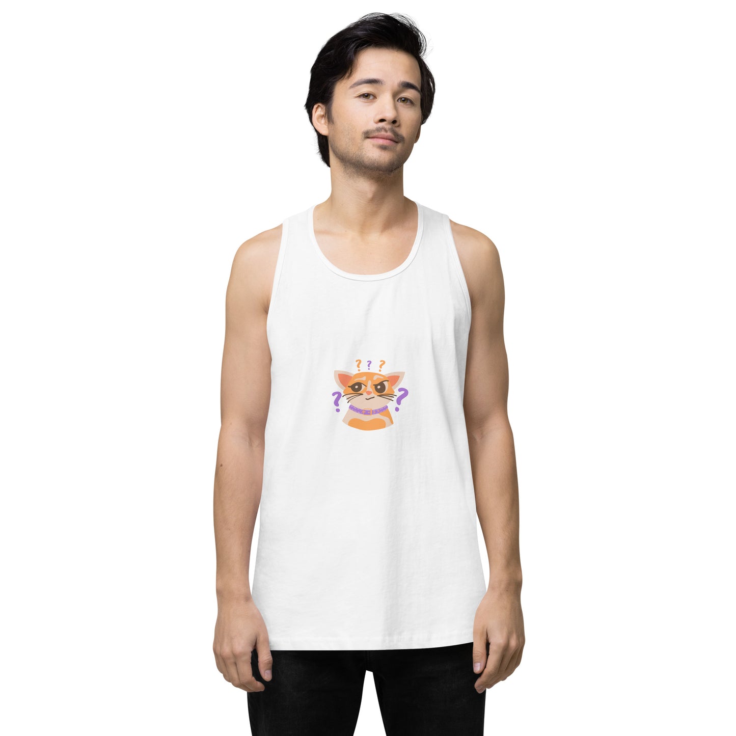 Are You Shittng Me Cat ? Men’s premium tank top