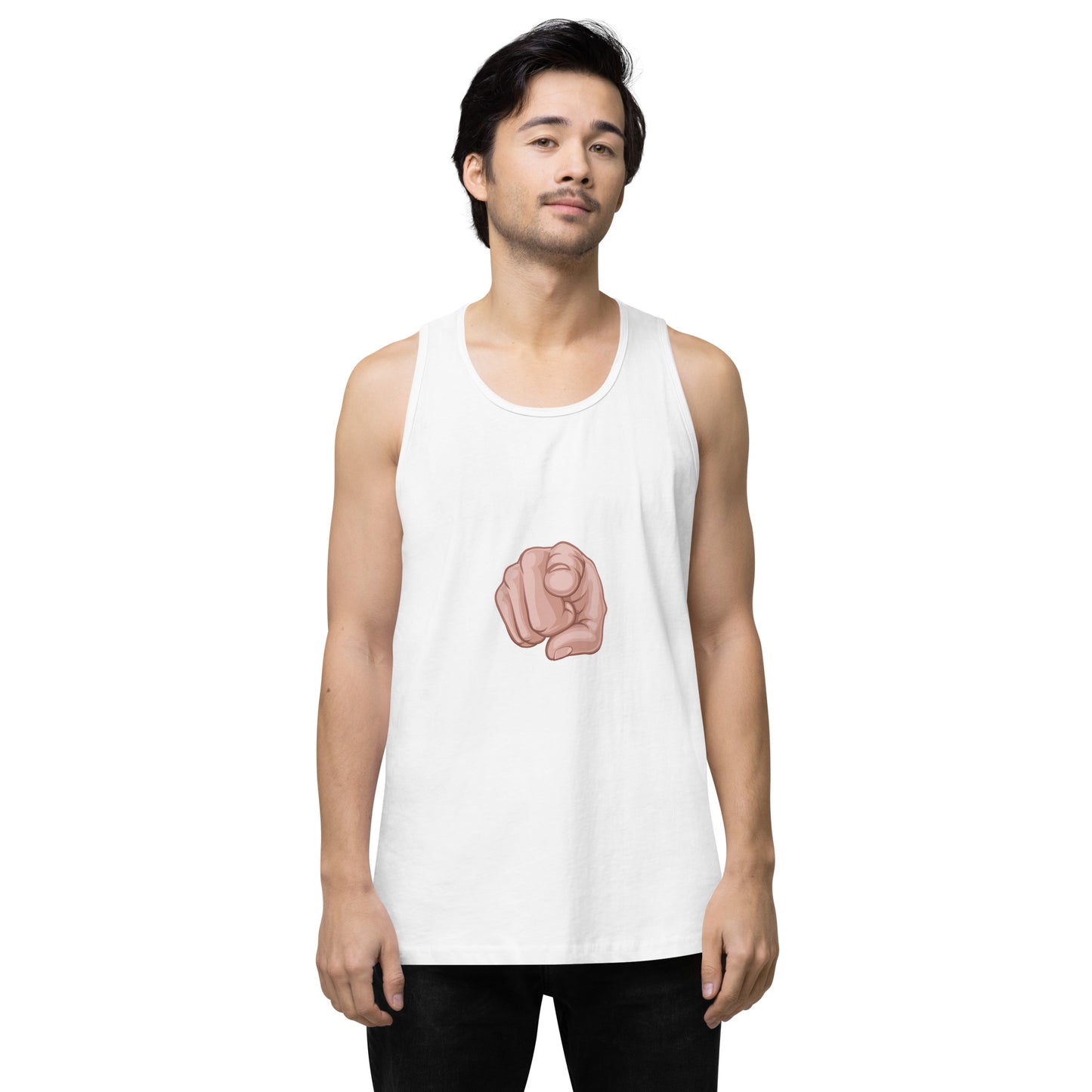 Are You Shitting Me Point Men’s premium tank top