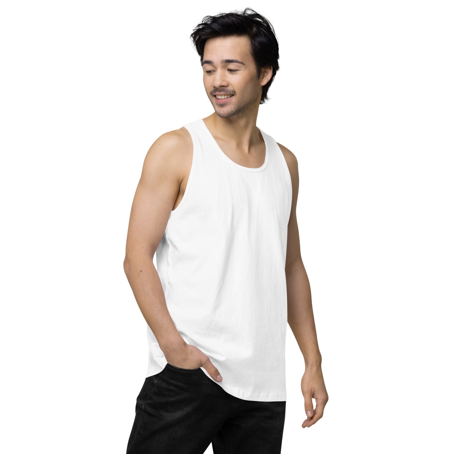 Are You Shitting Me Angry Face Men’s premium tank top