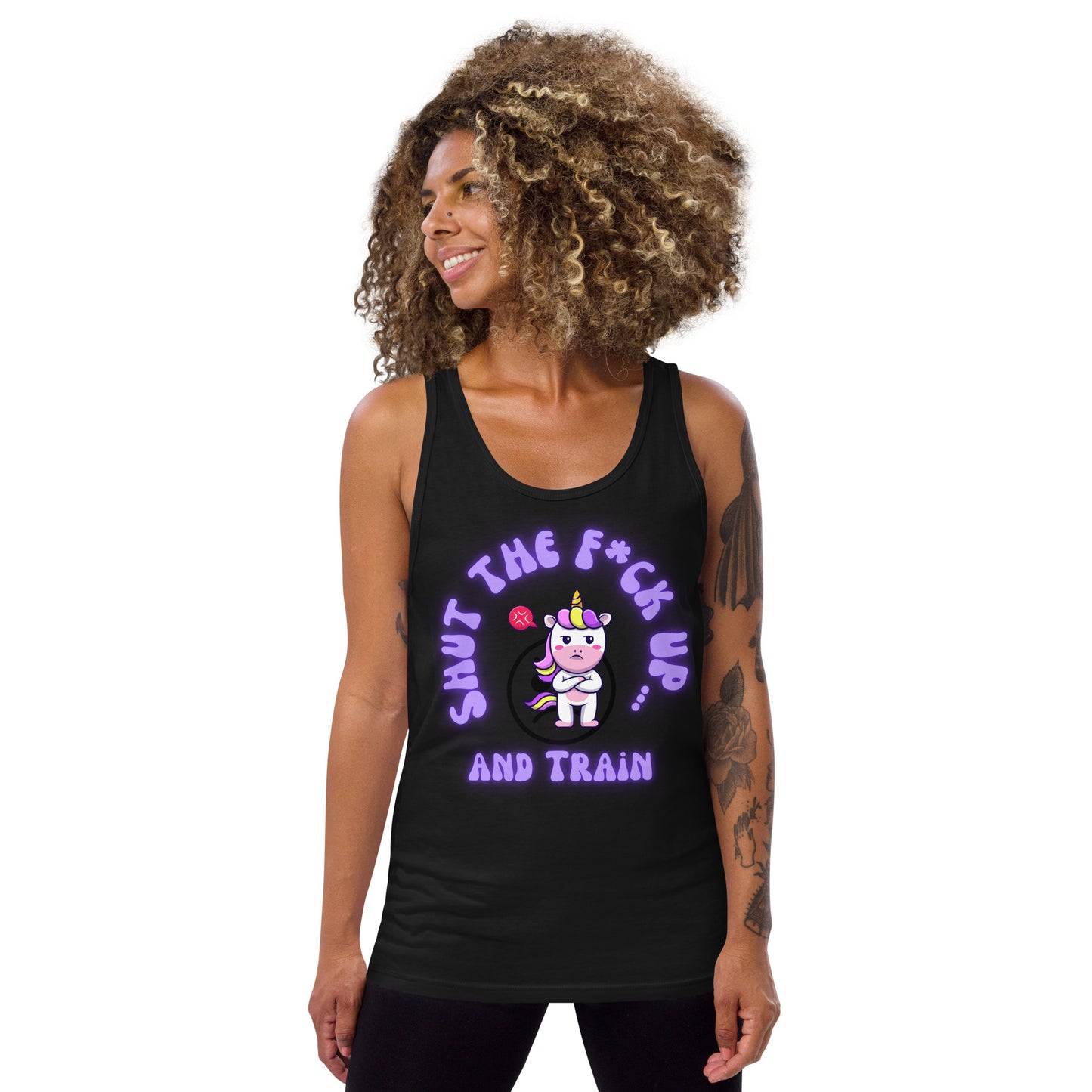 STFU & Train Unicorn Unisex Tank Top