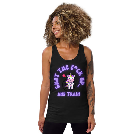 STFU & Train Unicorn Unisex Tank Top