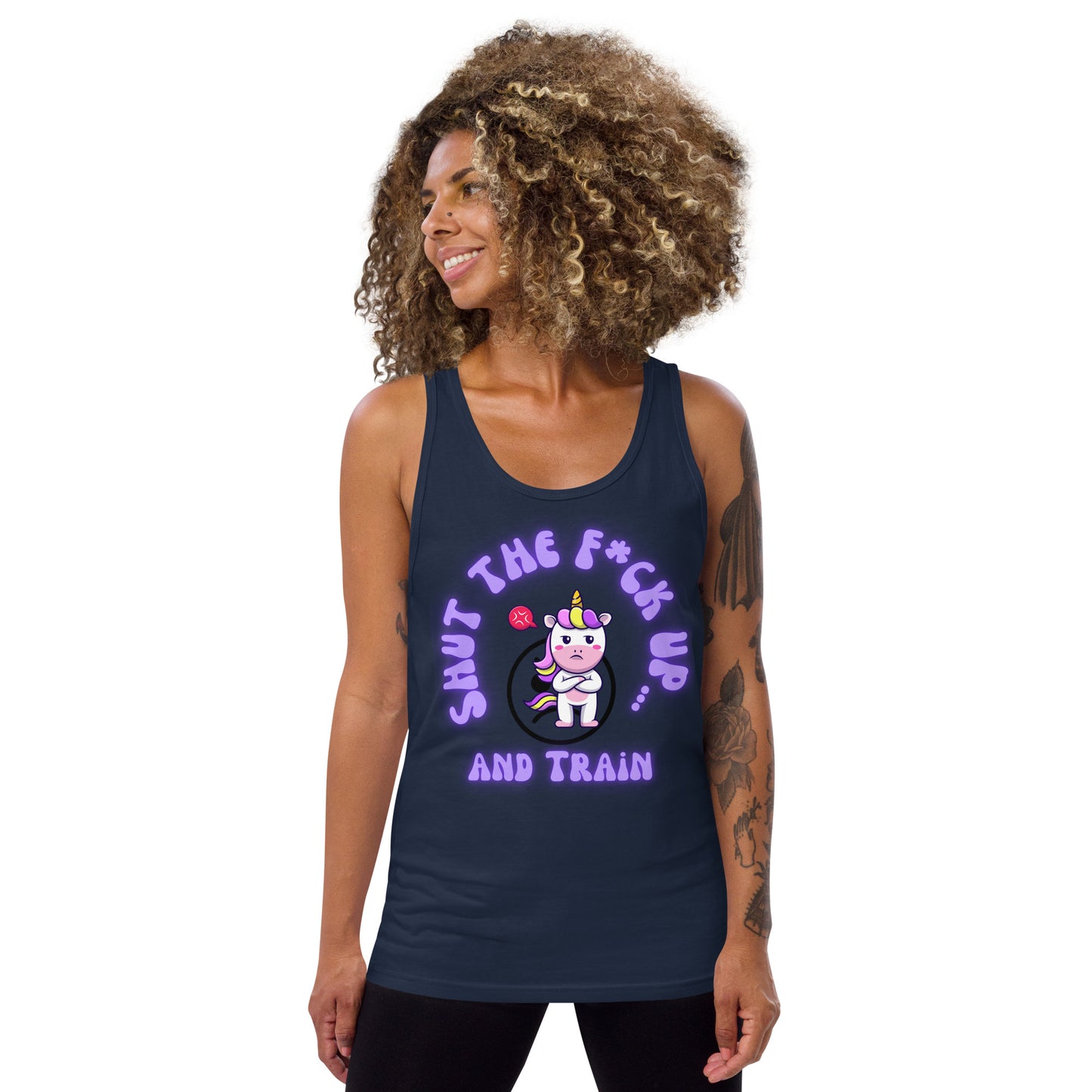 STFU & Train Unicorn Unisex Tank Top