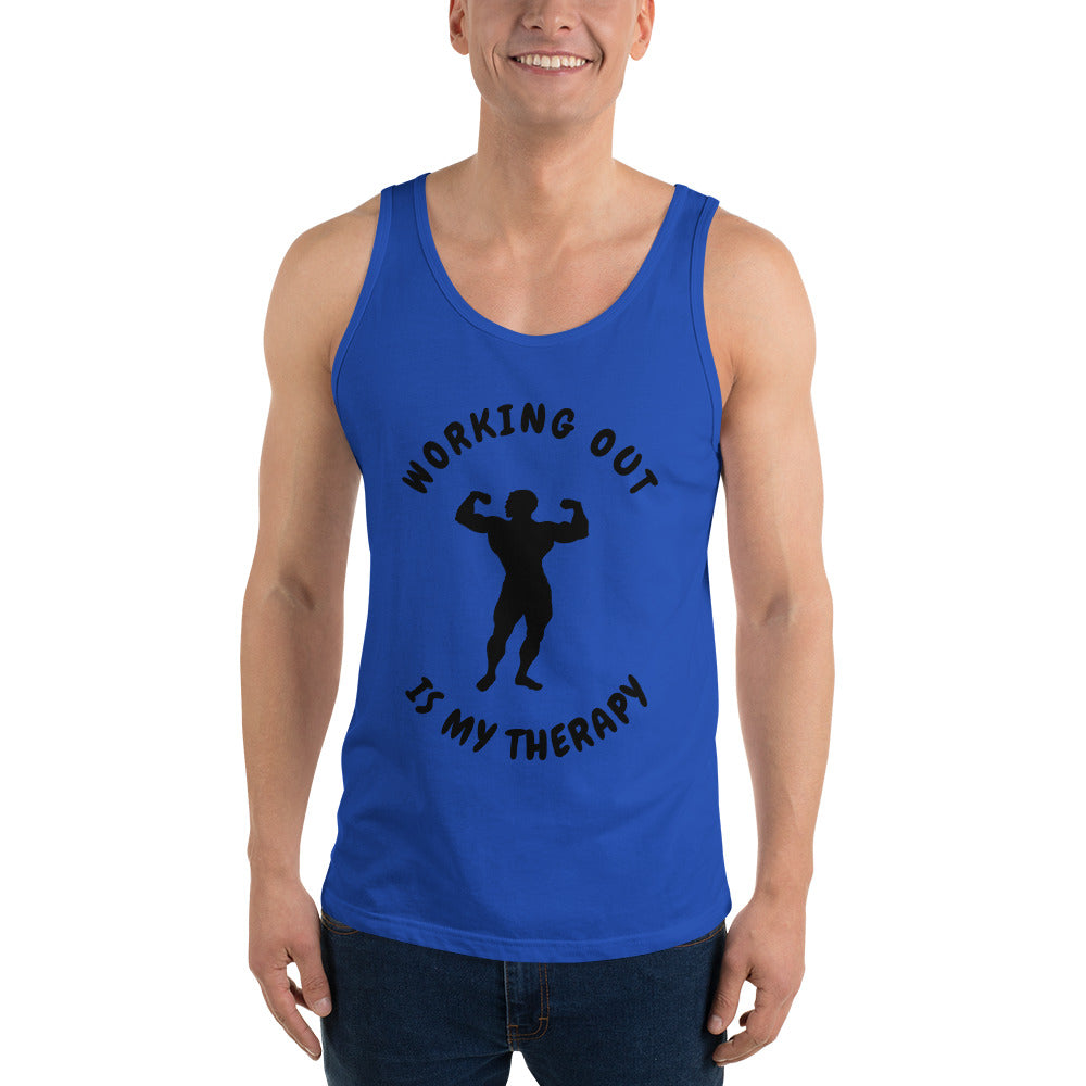 Working out Therapy Men's Tank Top