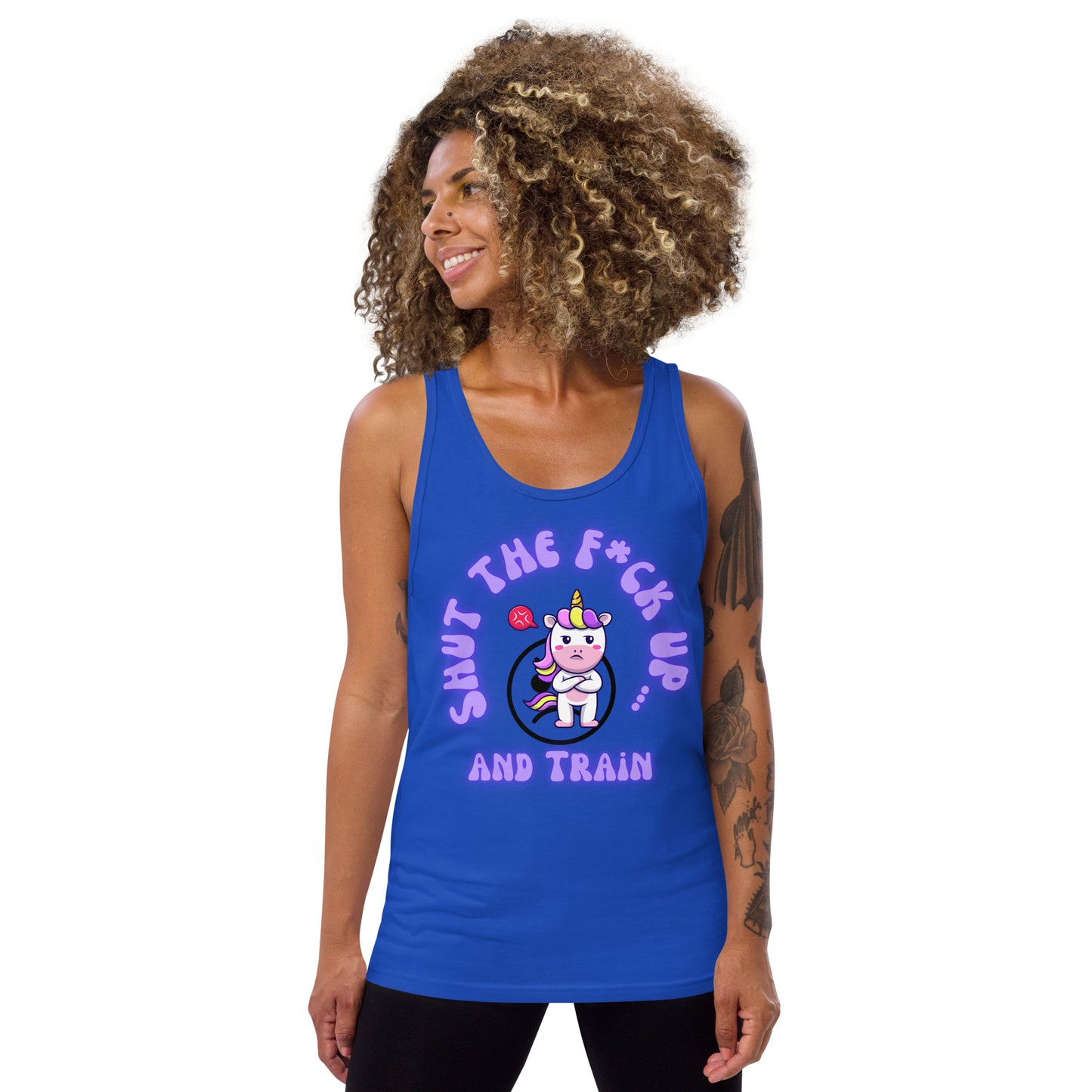 STFU & Train Unicorn Unisex Tank Top