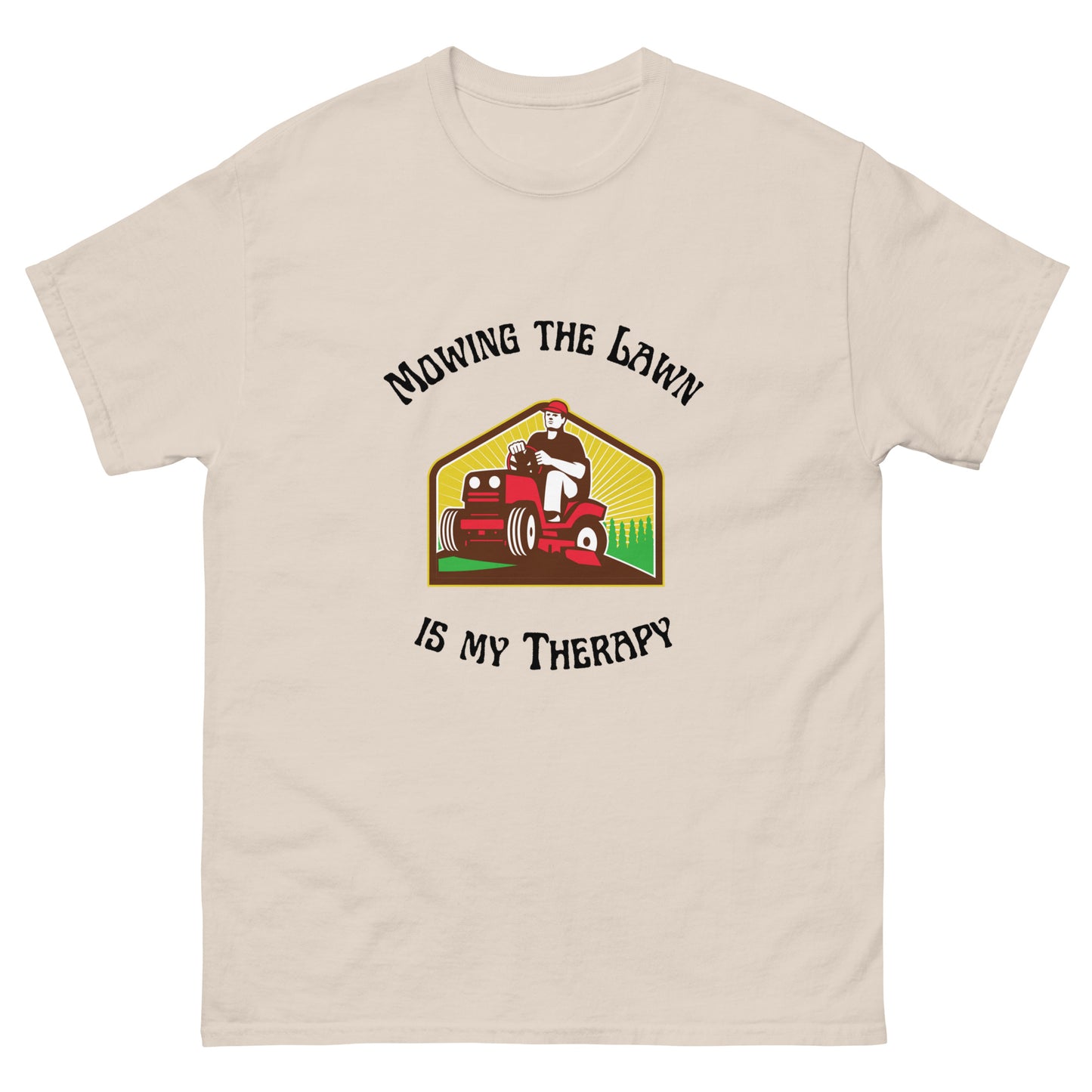 Mowing Therapy Men's classic tee